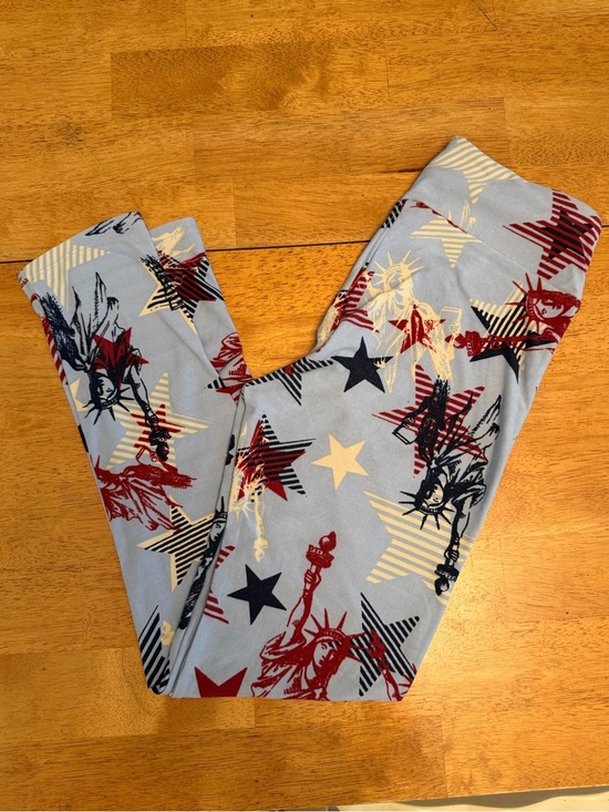 LuLaRoe Pants - Lularoe American Fourth of July Leggings